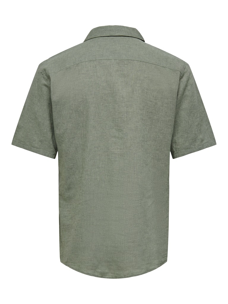 ONSCAIDEN SS SOLID RESORT LINEN NOOS
