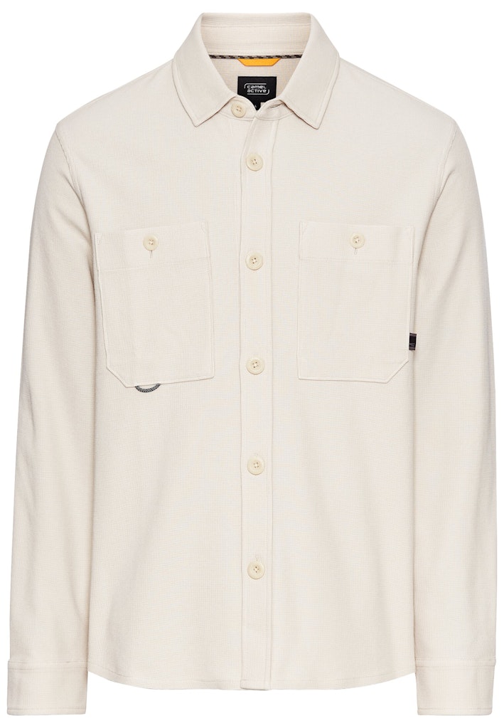 Overshirt aus reiner Baumwolle
