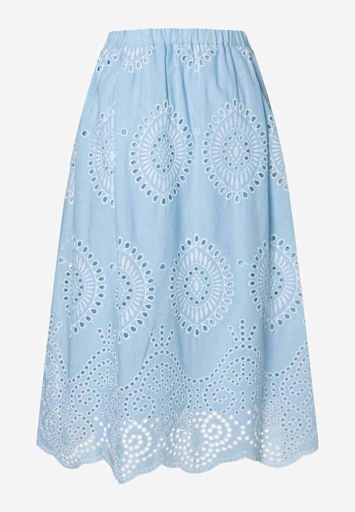 Rock mit Lochstickerei