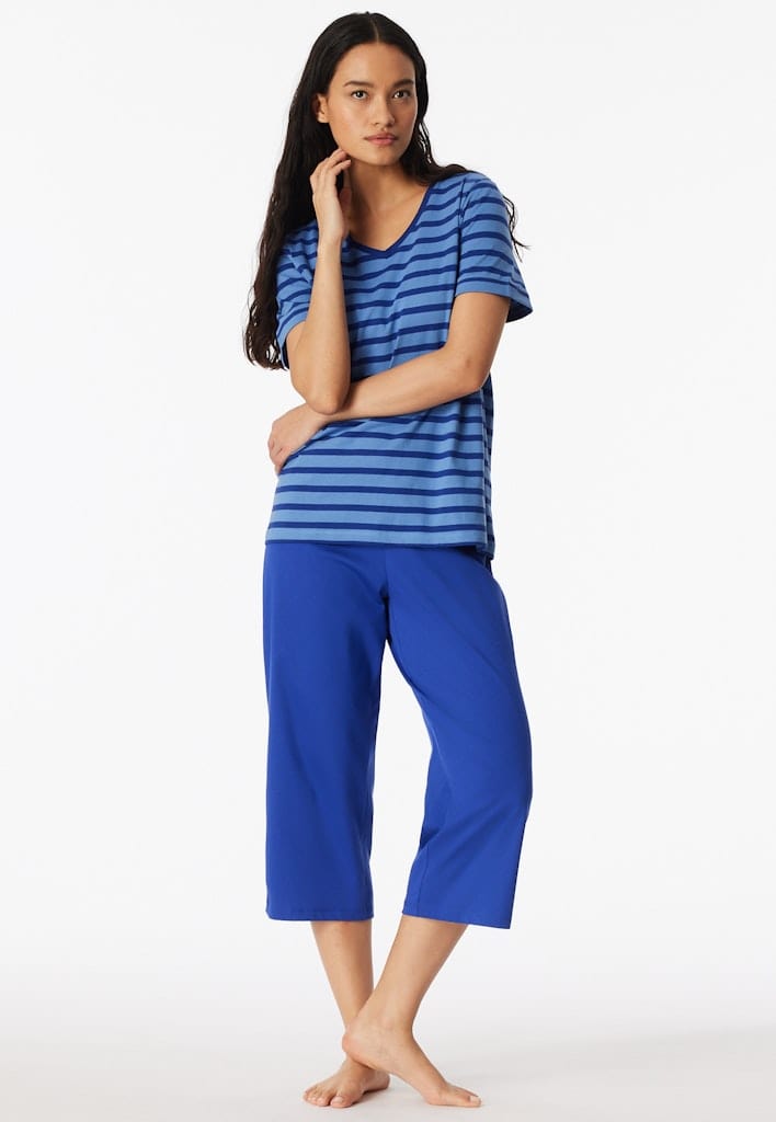 Schlafanzug 3/4, kurzarm