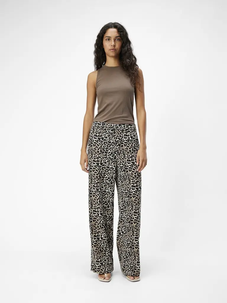 OBJALBA LISA WIDE PANT PRINT NOOS