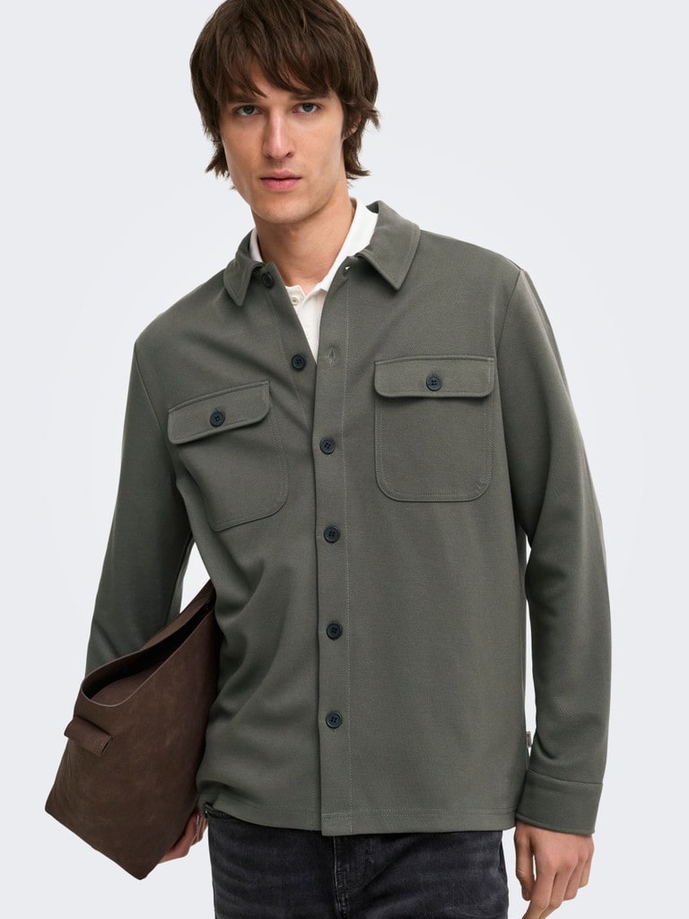 ONSNEWKODYL OVERSHIRT SWEAT NOOS