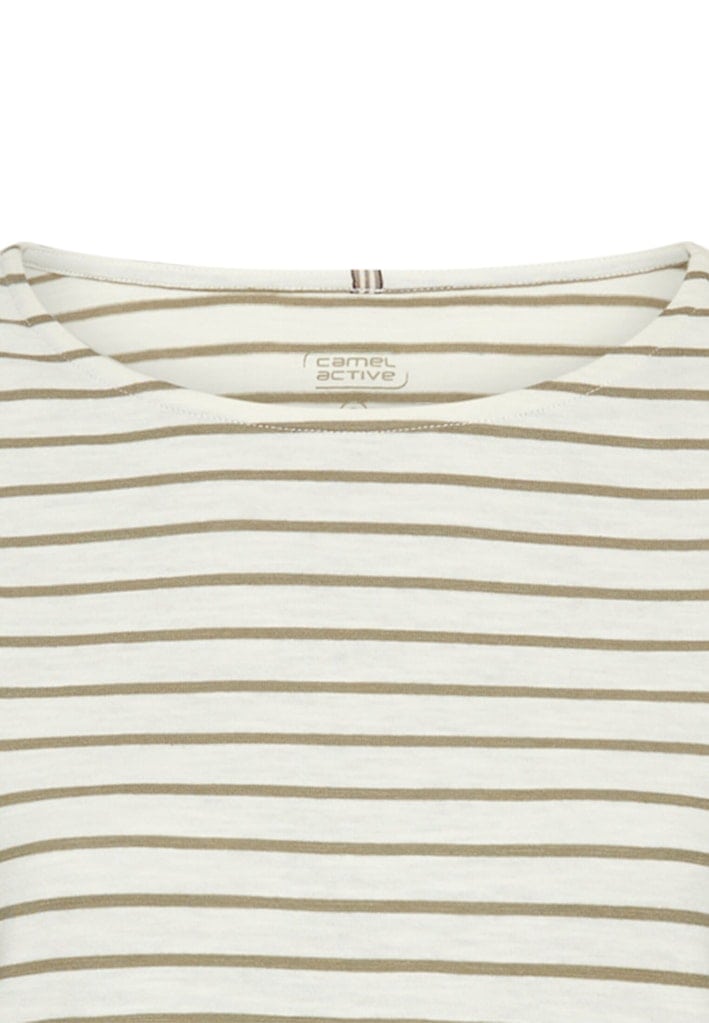 Baumwollshirt mit 3/4 Arm