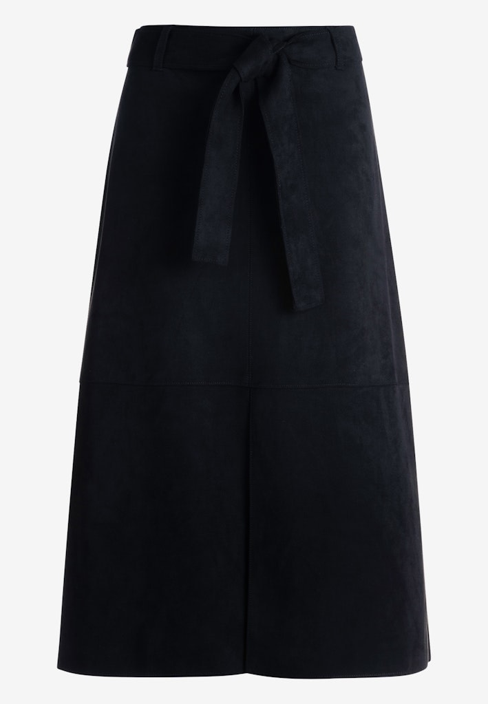 Midirock mit Bindegürtel