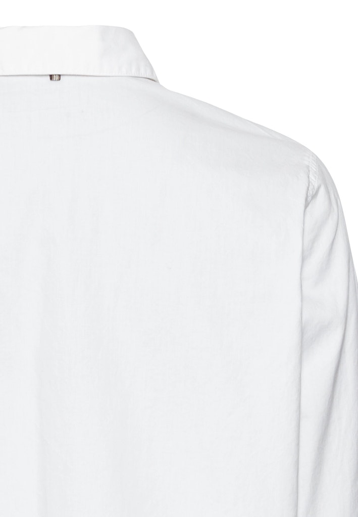 Langarm Bluse aus reiner Baumwolle