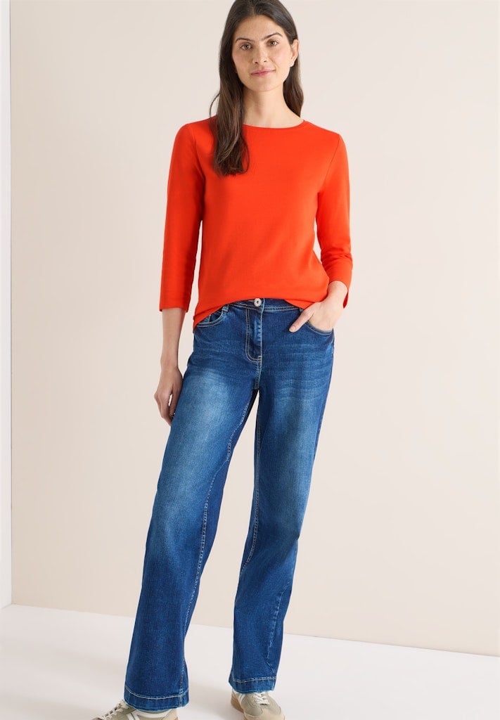 Basic Shirt in Unifarbe