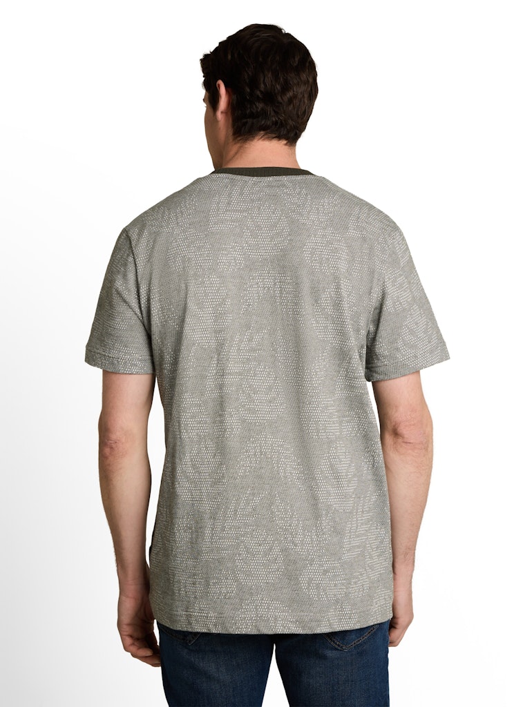 Jacquard T-Shirt mit Muster