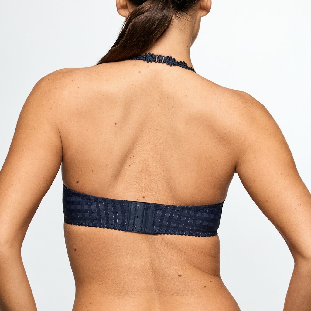 AVERO velvet blue Unterlegter BH Herzform