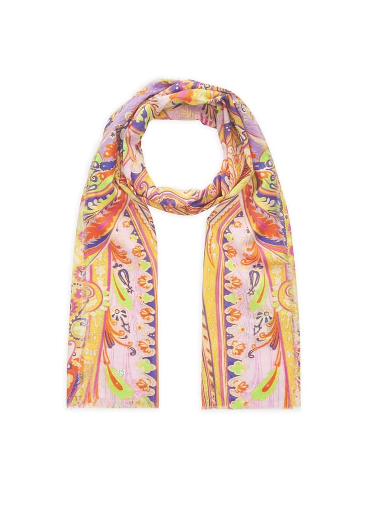 Schal aus Baumwolle mit Paisley-Muster