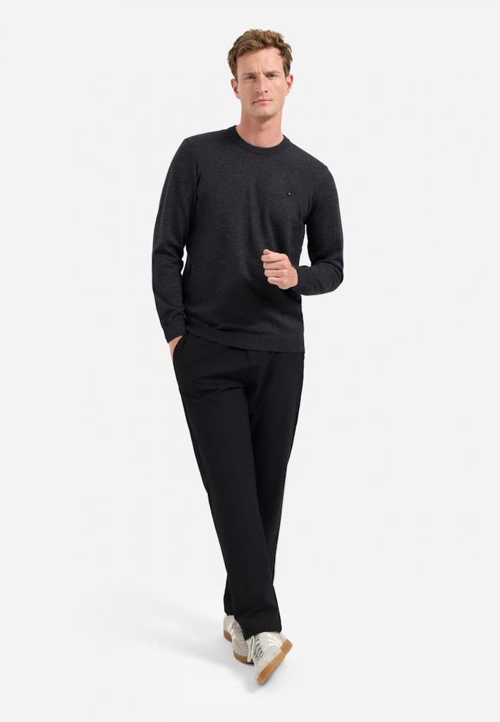 Pullover Crewneck 2 Coloured Melange