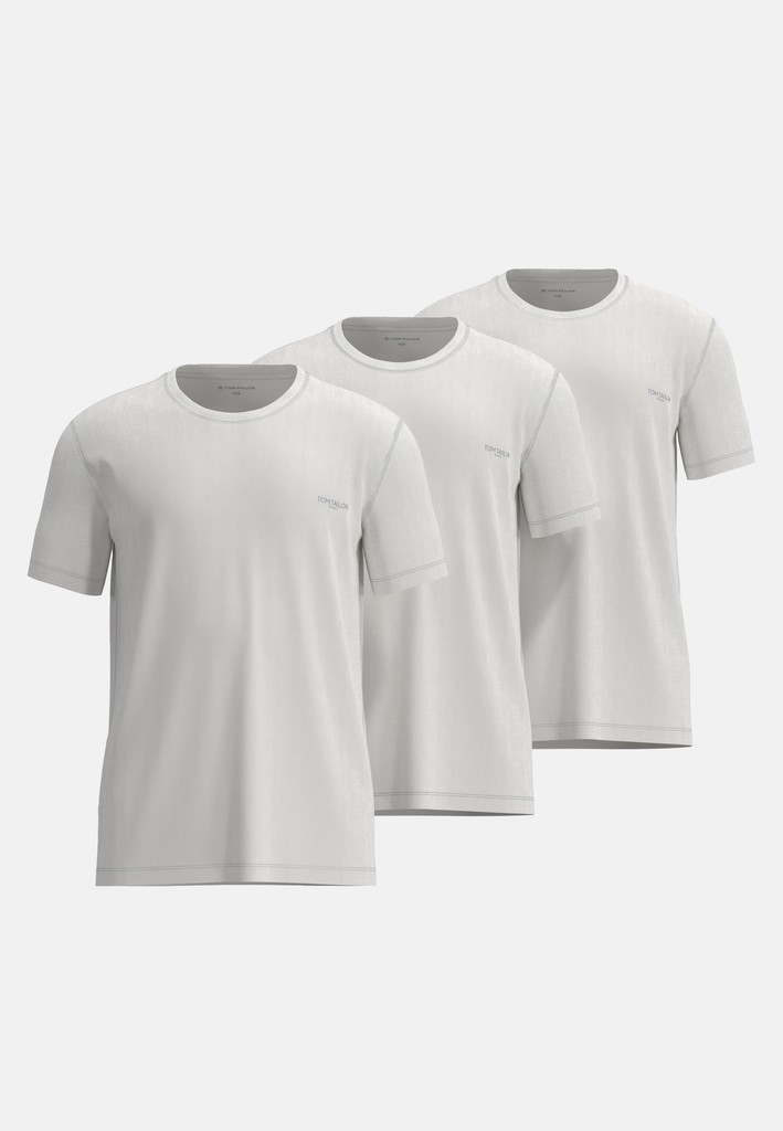 Shirt, 1/2 A., Rundhals, 3er Pack