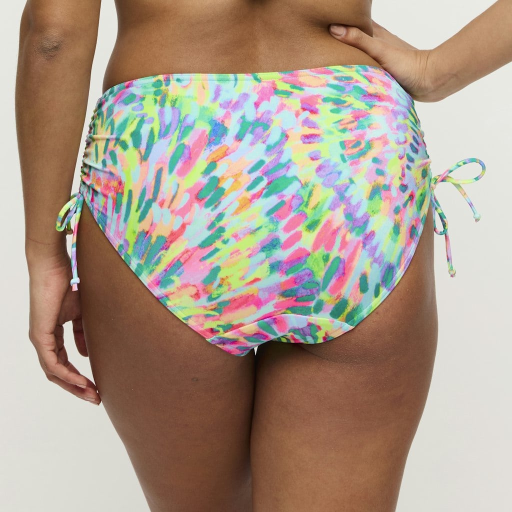 DOUALA Impressionist Summer Bikini Taillenslip m. Schnur