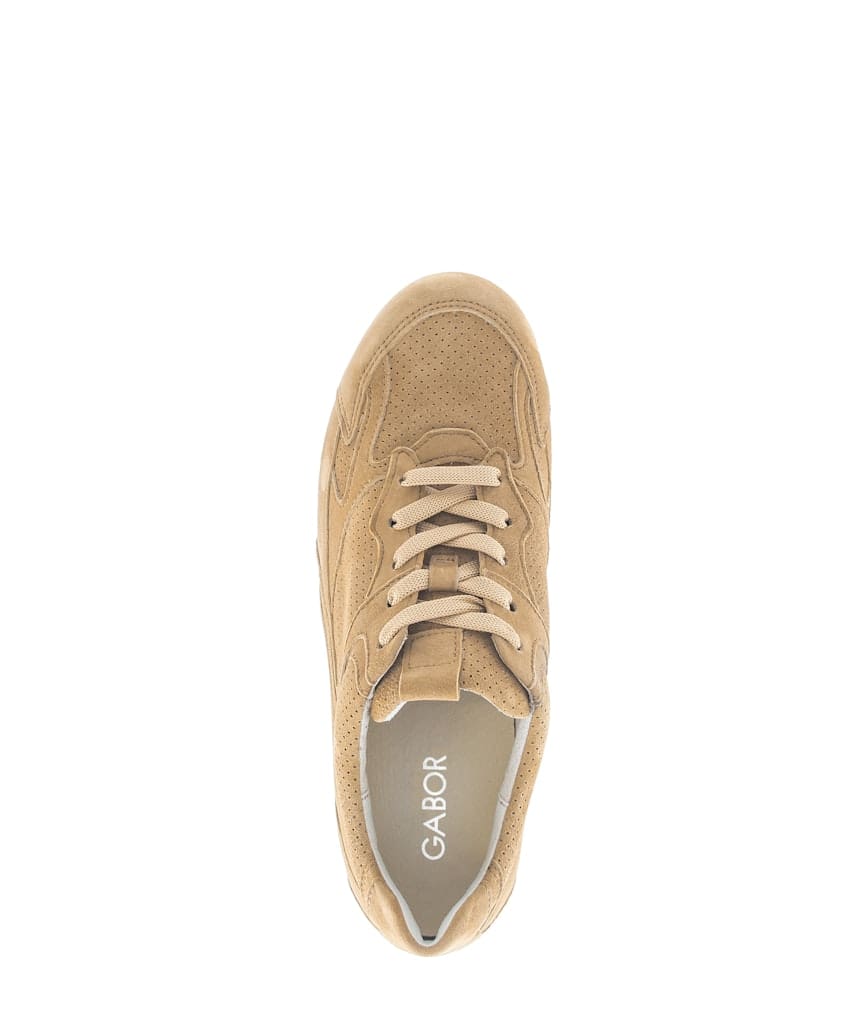 Sneaker low Rauleder braun