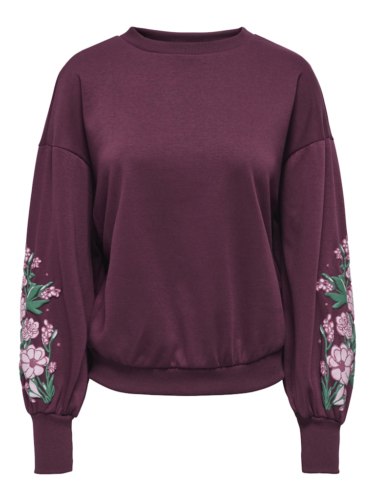 ONLBROOKE L/S O-NECK FLOWER SWT NOOS