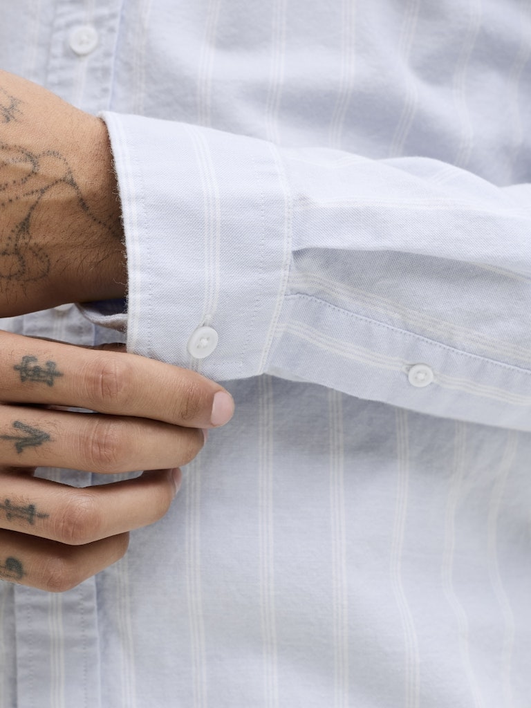 JJEHARVEY OXFORD L/S SHIRT NOOS