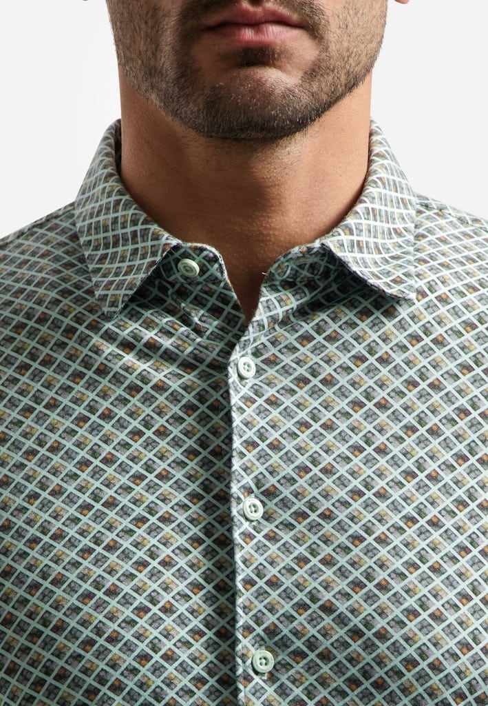 Shirt Short Sleeve Jersey Allover Printed