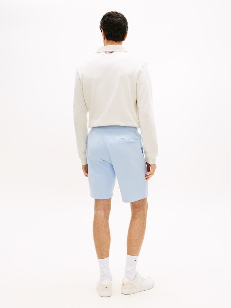 Flag Embroidery Terry Sweat Shorts
