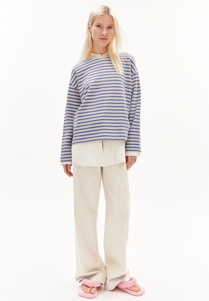 FRANKAA MAARLEN STRIPE SWEAT