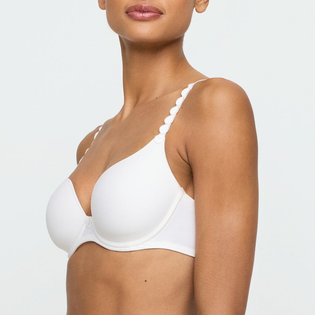 TOM natur Unterlegter BH Herzform