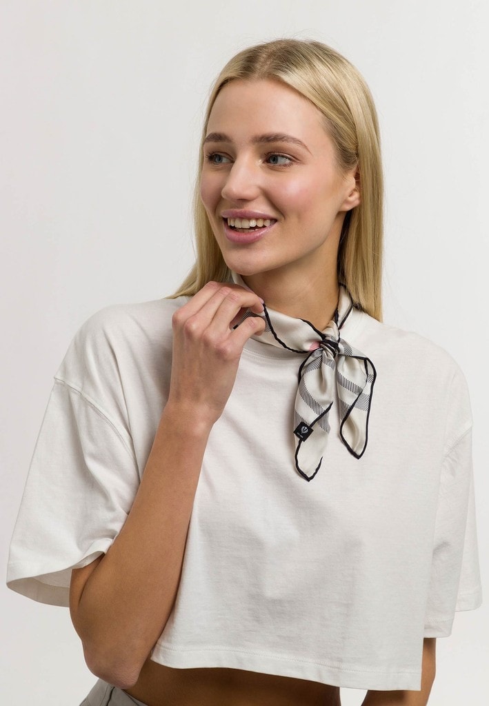 Nickituch Nickituch mit FRAAS Plaid Karo aus reiner Seide