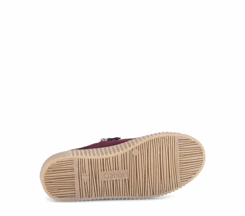 Sneaker low Rauleder lila