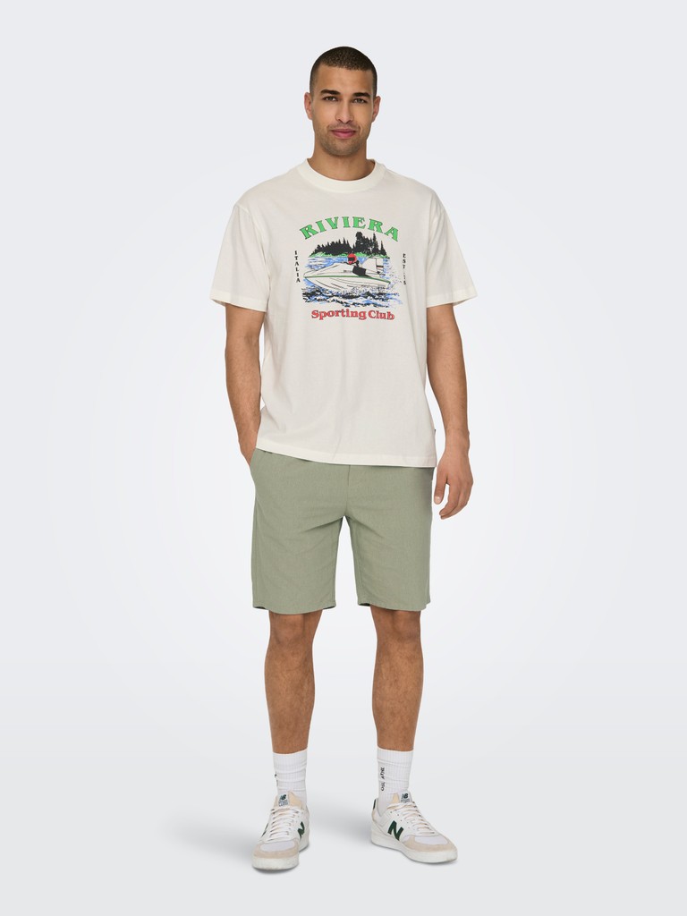 ONSLINUS 0007 COT LIN SHORTS NOOS