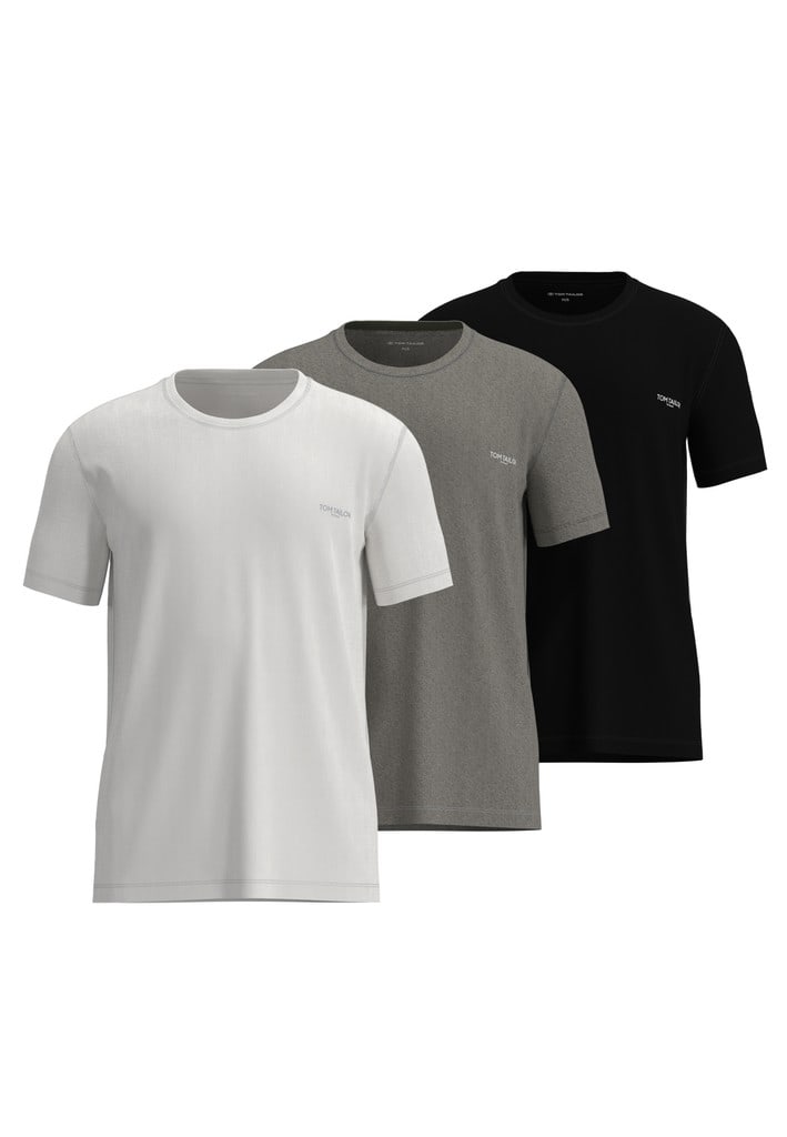 Shirt, 1/2 A., Rundhals, 3er Pack