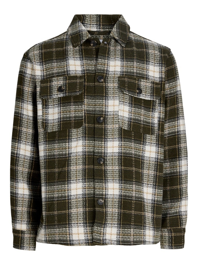 JJEREGENT STRUCTURE OVERSHIRT LS SN