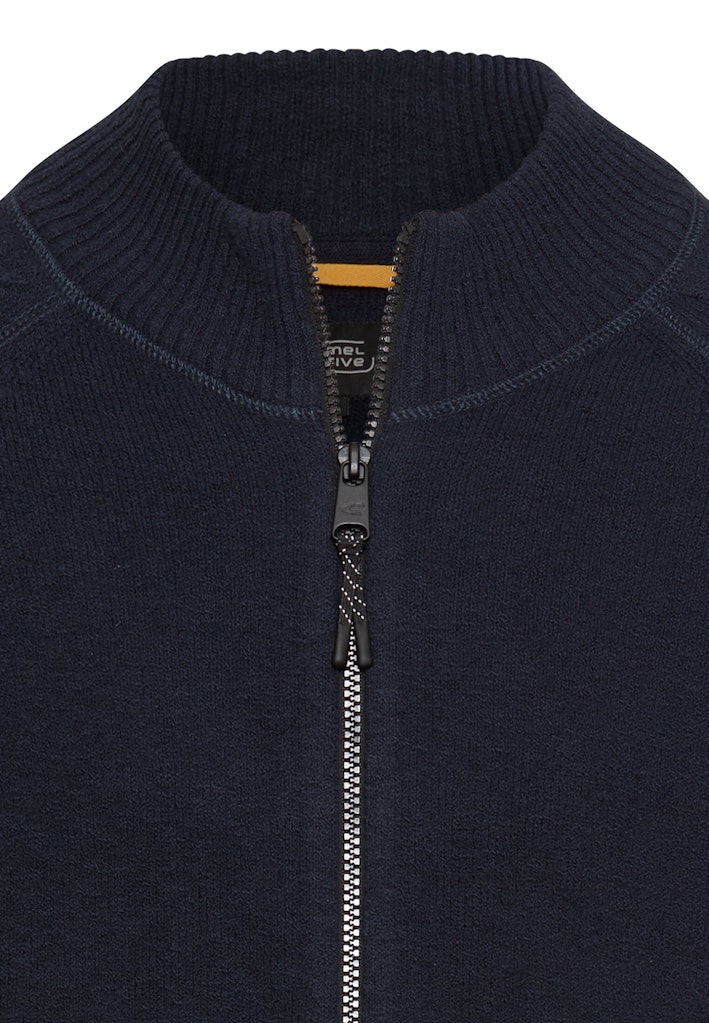 Strickjacke mit Reißverschluss