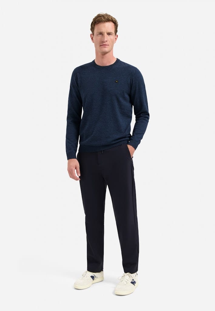 Pullover Crewneck 2 Coloured Melange