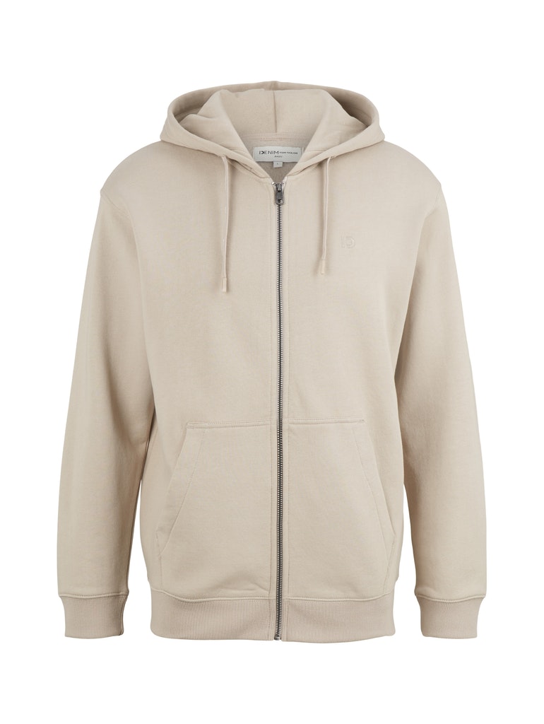 hoody jacket with logo details