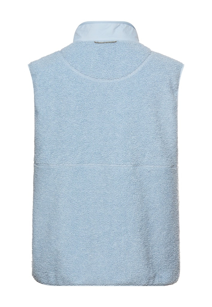 Teddyweste mit Stehkragen