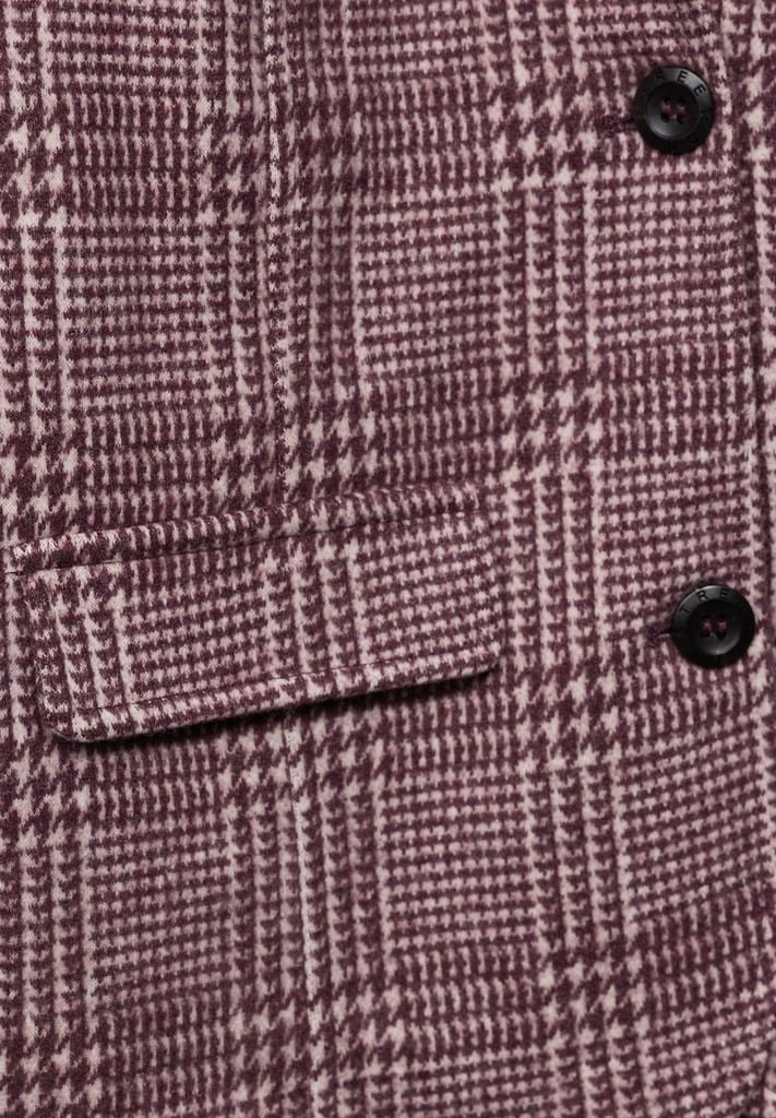 Blazer mit Karomuster und Knöpfen