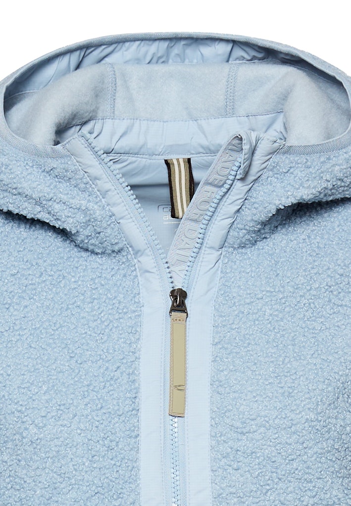 Polar-Fleecejacke mit fester Kapuze