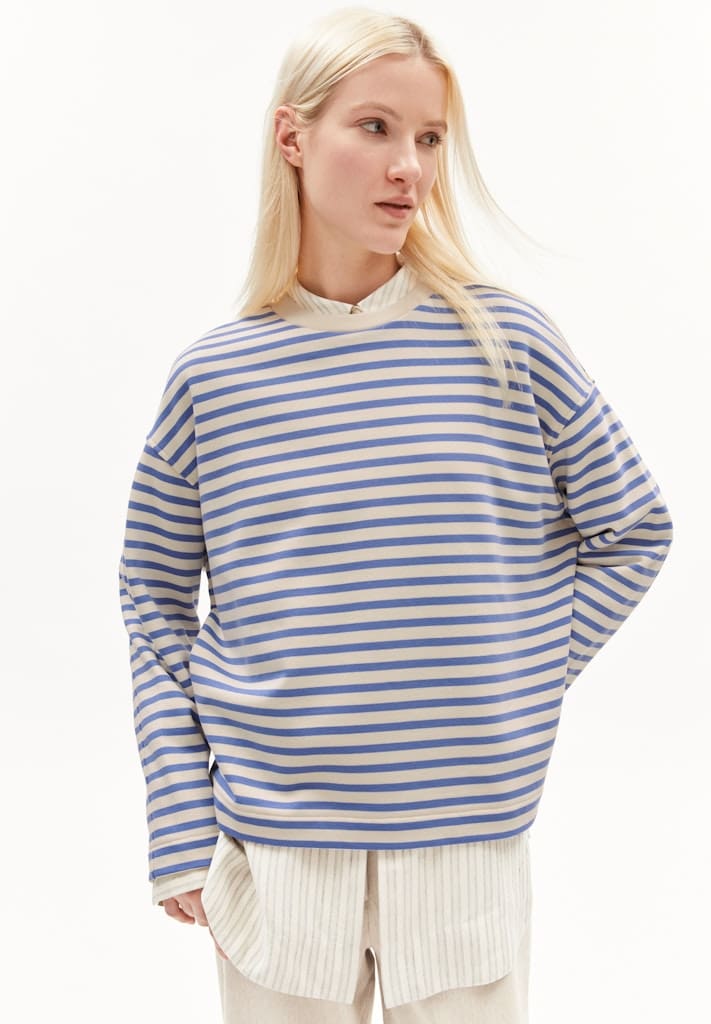 FRANKAA MAARLEN STRIPE SWEAT