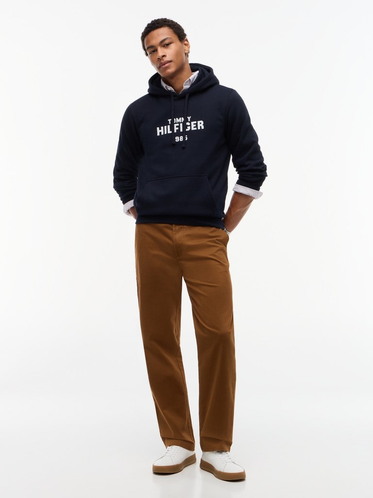 HILFIGER STACK REG FLEECE HOODIE