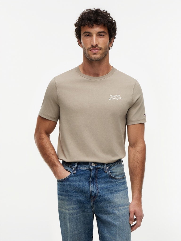 Back Photo Print Jersey T-Shirt