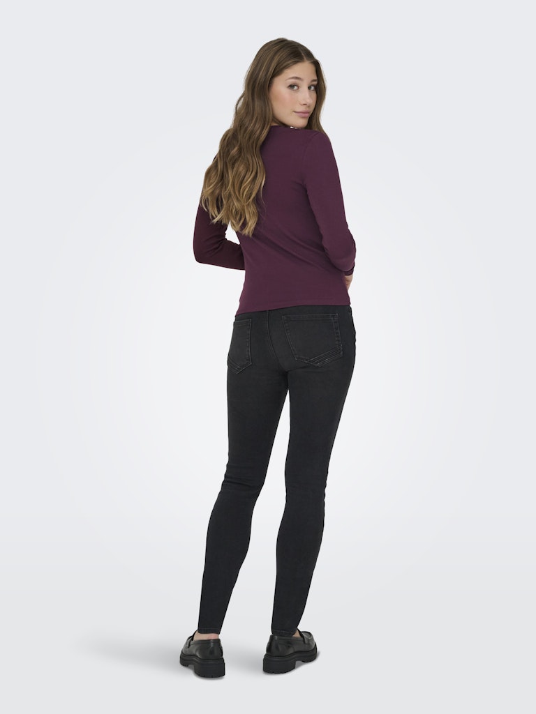 ONLRILEY O-NECK L/S TOP JRS NOOS