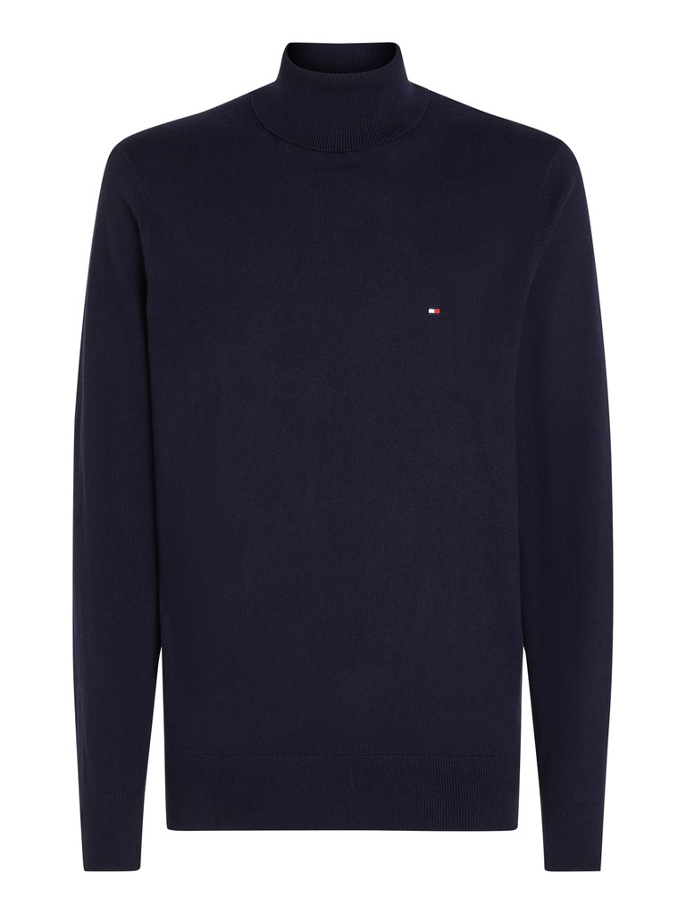 PIMA ORG CTN CASHMERE ROLL NECK