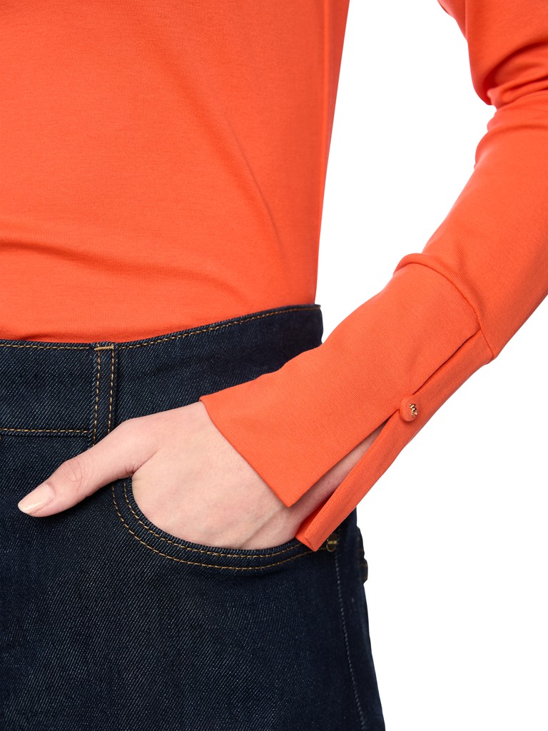 Basic-Shirt mit Stehkragen