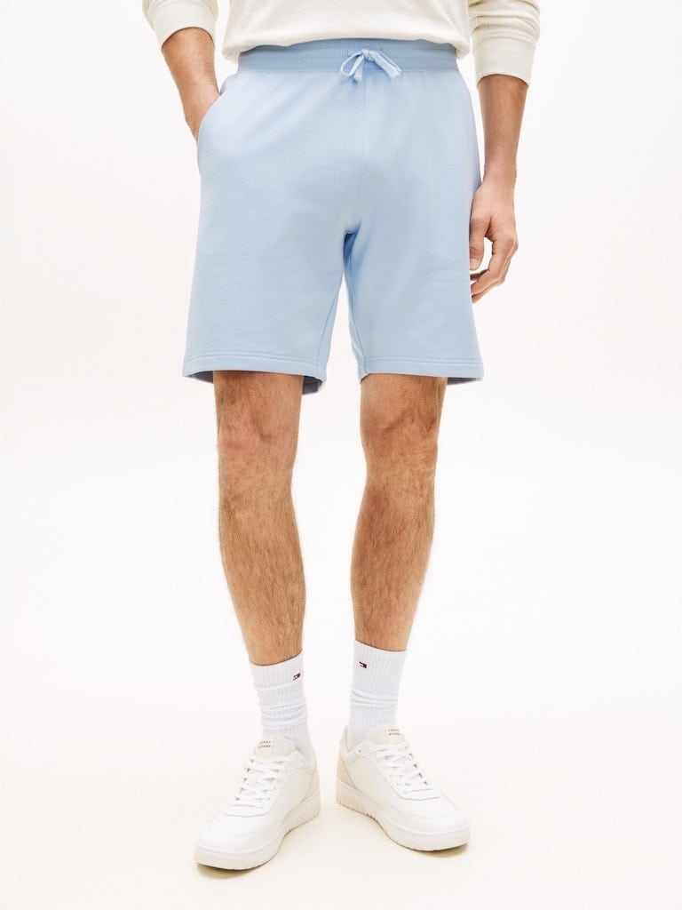 Flag Embroidery Terry Sweat Shorts