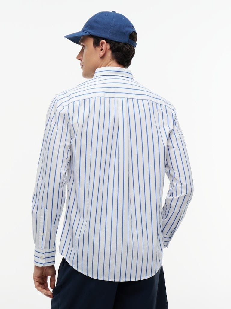 TH Flex Regular Fit Stripe Poplin Shirt