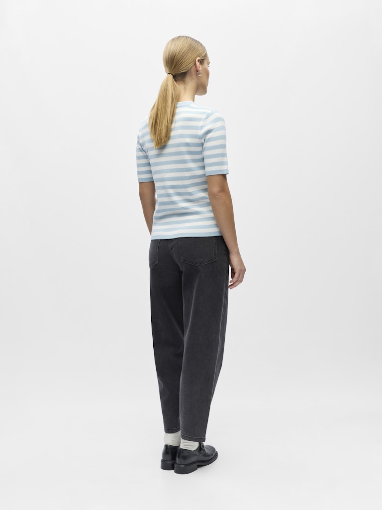 OBJESTER S/S NEW KNIT PULLOVER NOOS