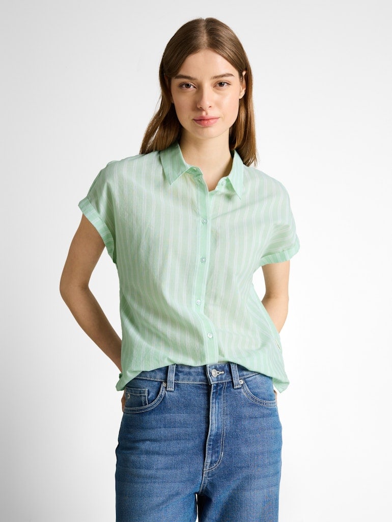 Bluse mit Streifenmuster