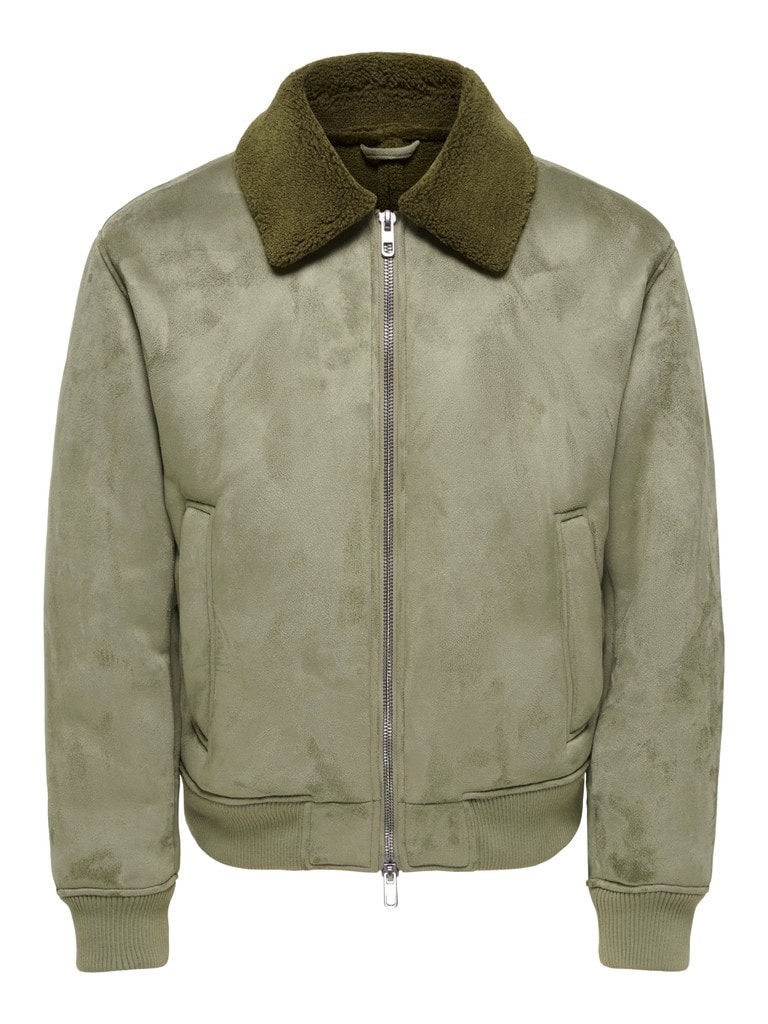 ONSSPENCER SHEARLING JACKET OTW