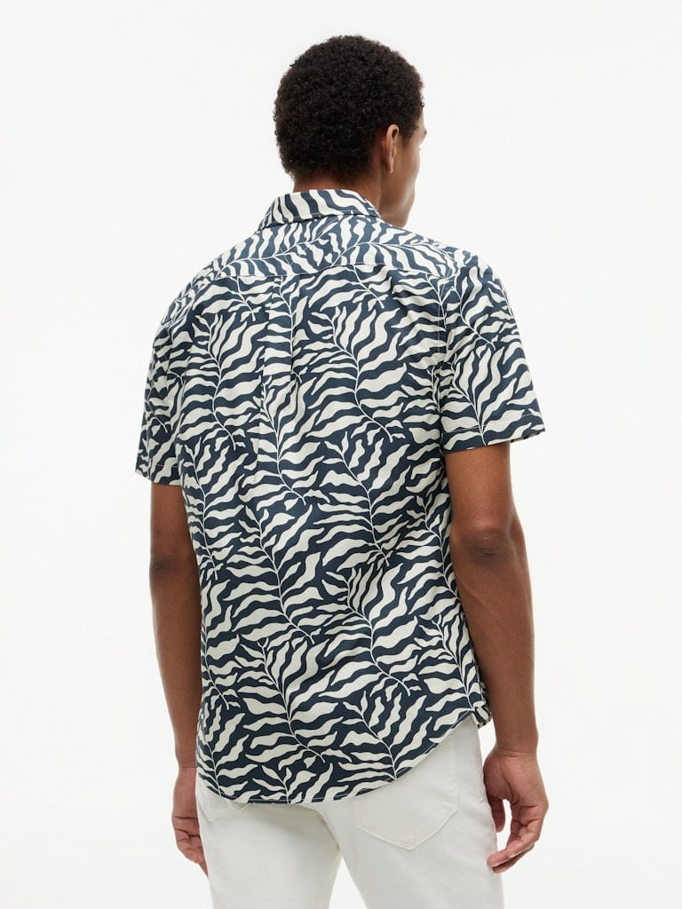 Regular Fit Paper Touch Short Sleeve Shirt