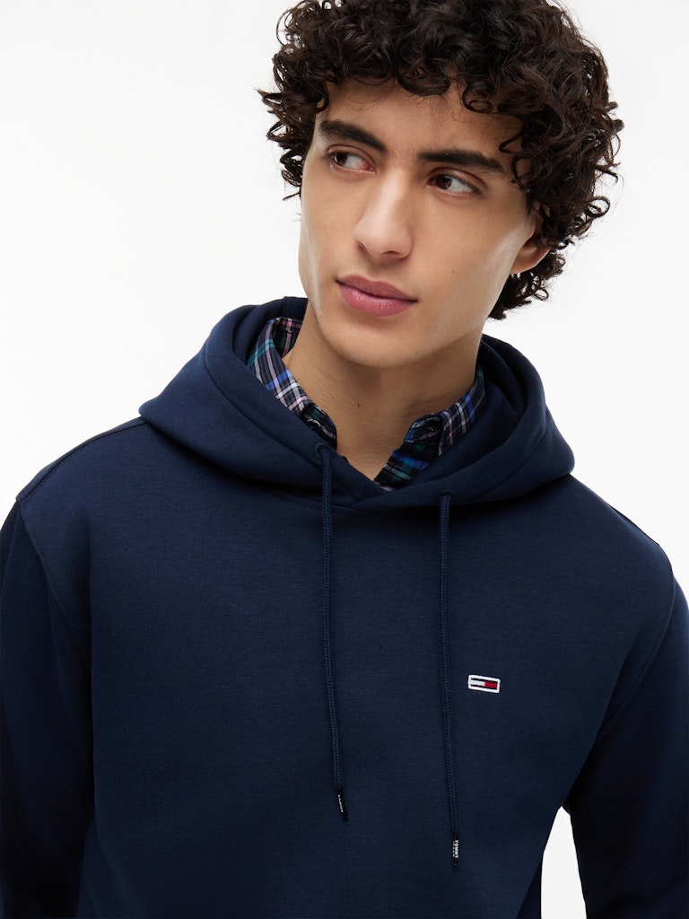 Tommy Flag Brushed Fleece Hoody