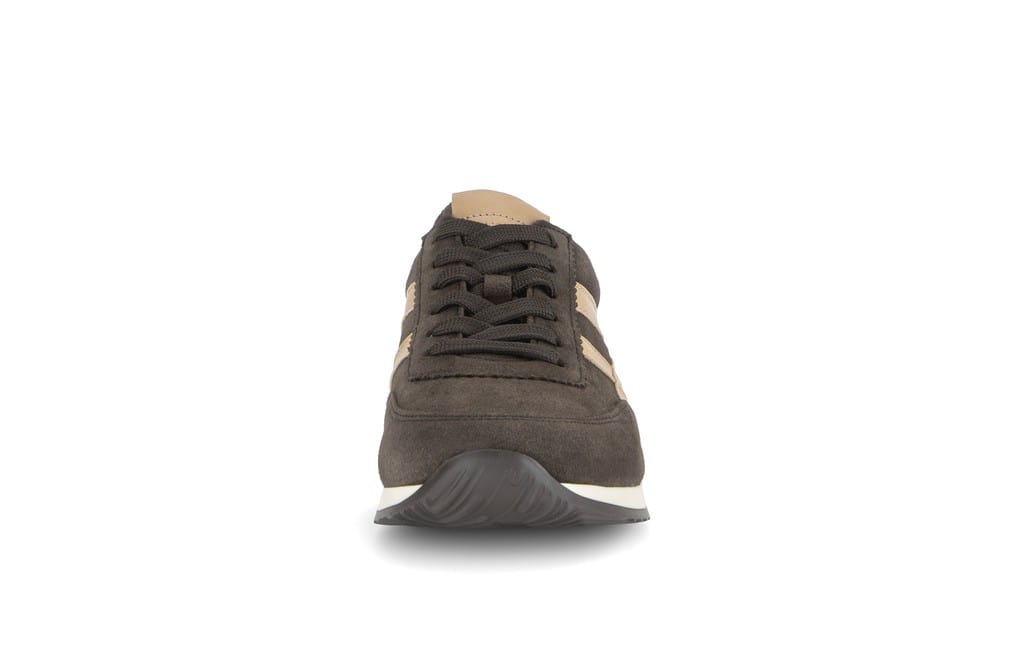 Sneaker low Rauleder braun