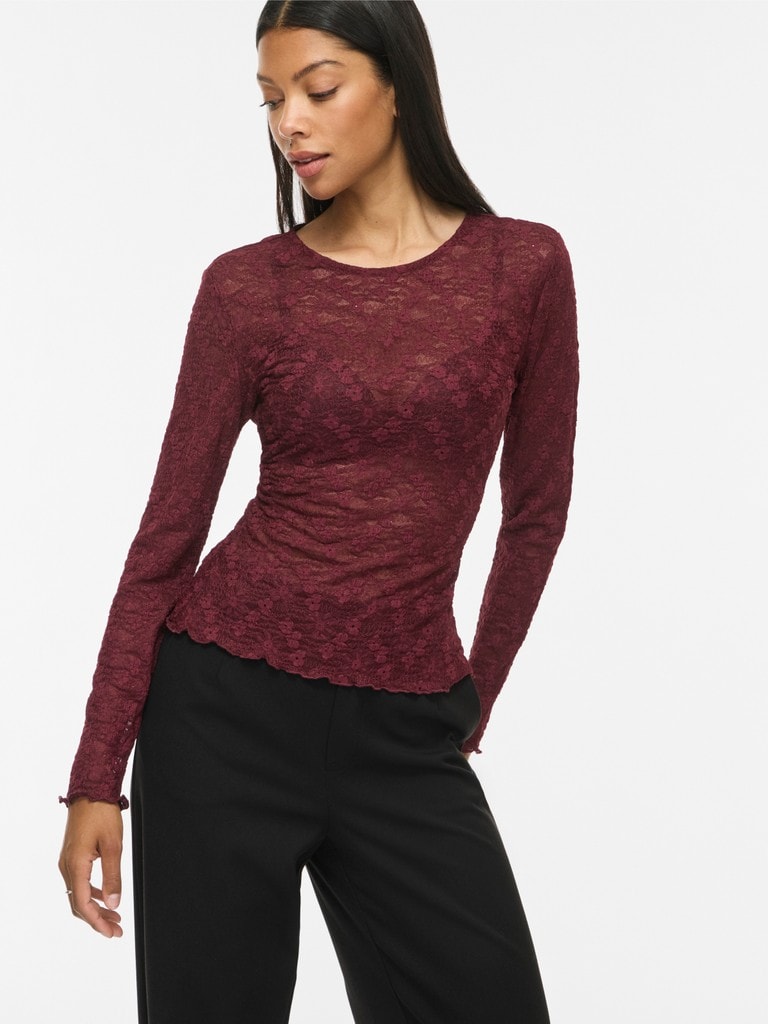 VIFAY O-NECK L/S TOP - NOOS