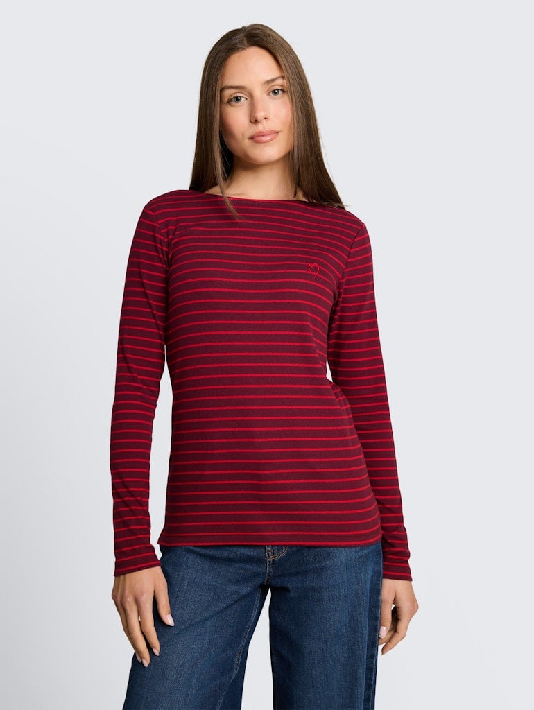 Langarmshirt mit Streifenmuster